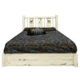thumbnail image 2 of Homestead Collection Platform Bed w/ Storage, Full w/ Laser Engraved Elk Design, Clear Lacquer Finish, 2 of 4