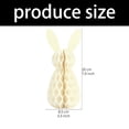 thumbnail image 5 of 5Pcs Easter Hare Honeycomb Decorations Foldable Paper Honeycomb Ornament for Tabletop Ceiling Display Home Decoration, 5 of 17