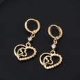 thumbnail image 1 of unbranded 1Par Aretes Dorados Para Mujer Con Zirconia Moderno Para Combinación Con Joyería Y, 1 of 8