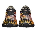 thumbnail image 5 of US Veteran I Walked The Walk Shoes Sneakers Black Size 9.5, 5 of 7
