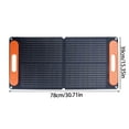 thumbnail image 3 of 80W Foldable Solar Charges Lightweight & High Efficiency Charges Waterproof Solar Panel or Outdoor Activity & Camping, 3 of 8