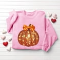 thumbnail image 5 of Kezqiaxn Crew Neck Sweatshirts Women Thanksgiving Pumpkin Long Sleeve Fall Casual Pullover Tops Sweatshirt for Women, 5 of 7