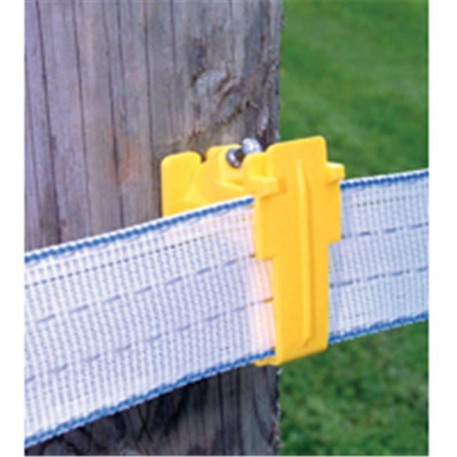 Fi-Shock IWTNY-FS Poly Tape Wood Post Insulator Yellow 