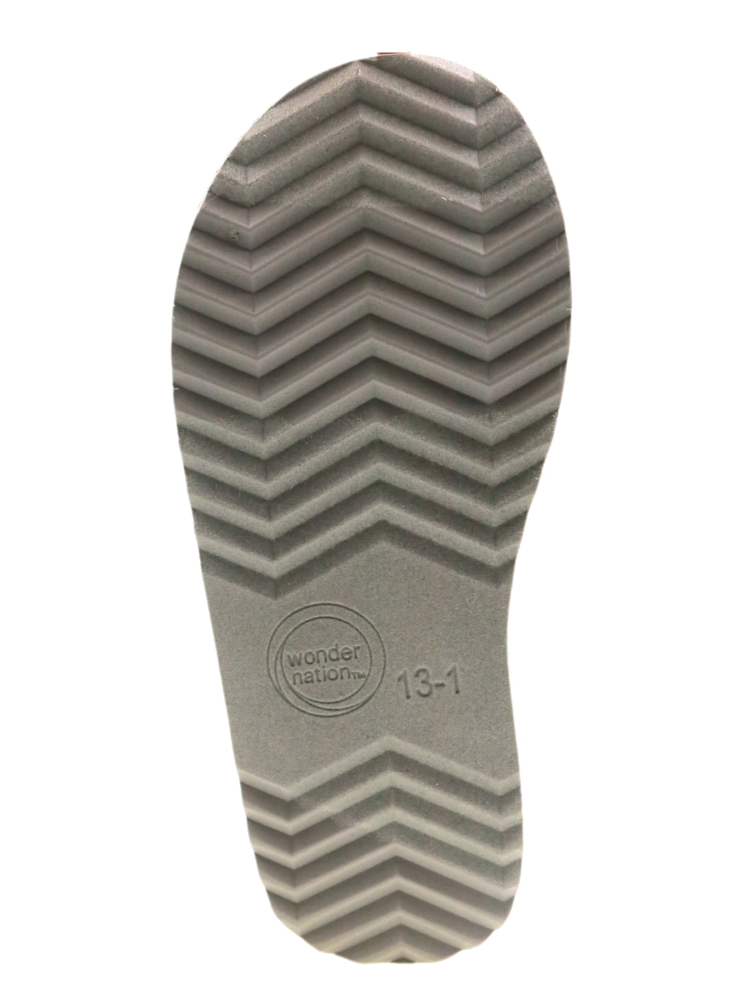 Wonder Nation Girls Scuff Slippers With Faux Fur Trim