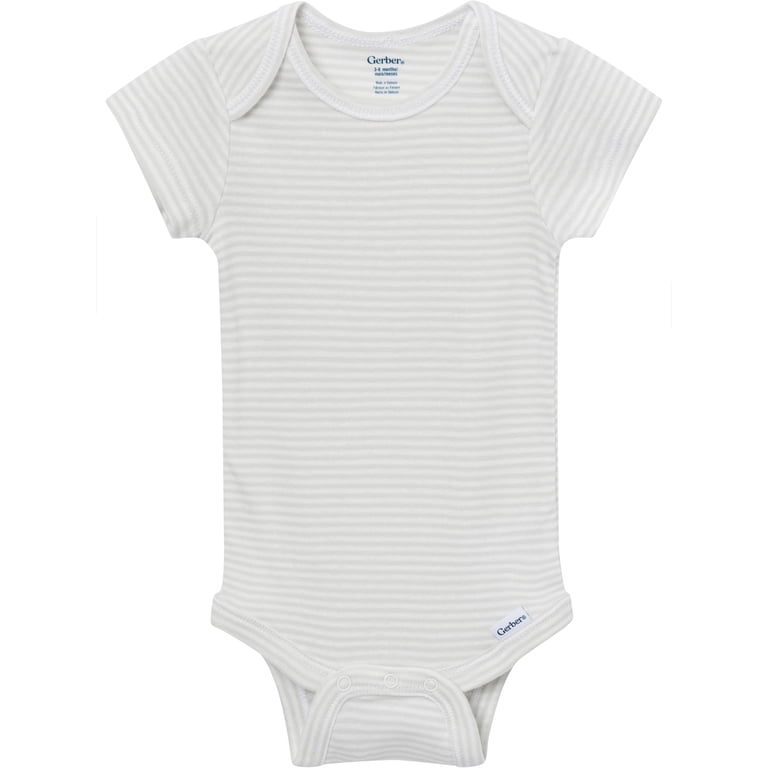 Gerber Baby Short-Sleeve Onesies Bodysuits, 8-Pack photo 4