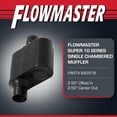 thumbnail image 2 of Silenciador Flowmaster Super 10 Serie Cámaras 409 SS 6,35 cm, 2 of 9