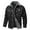 Black, variant on Men's Denim Jackets Solid Color Lapel Button Down Winter Padded Thickened Warm Casual With Pocket Jeans Jackets Trucker Coat