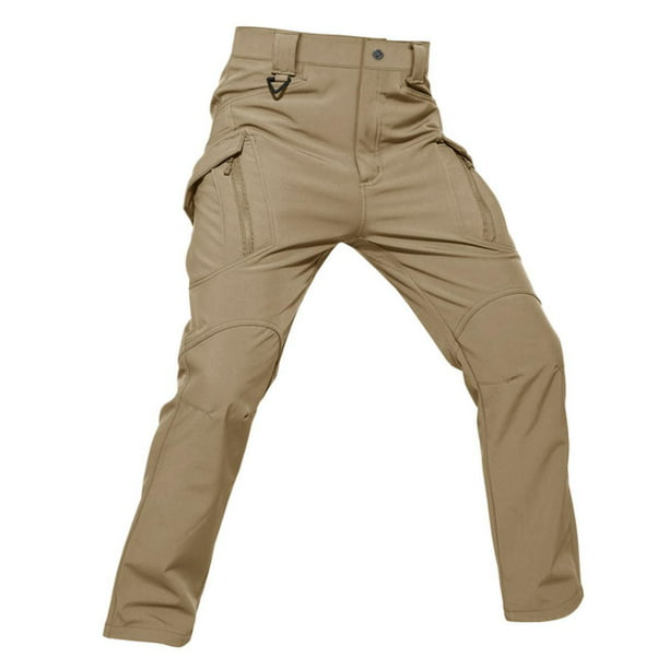 TACVASEN IX9 Winter Softshell Pants Military Tactical Pants Mens Hunt ...