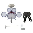 thumbnail image 2 of Children Drum Set, 6 Ear Structure Loud Sound Kids Jazz Drum Set  for Music Learning, 2 of 7