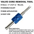 thumbnail image 4 of Noyau de Valve de Climatisation A/C R12 R134a Réfrigération Schrader Noyaux de Valve pour Voiture Maison AC avec Double Tête Outil de Retrait de Valve Double, 4 of 4