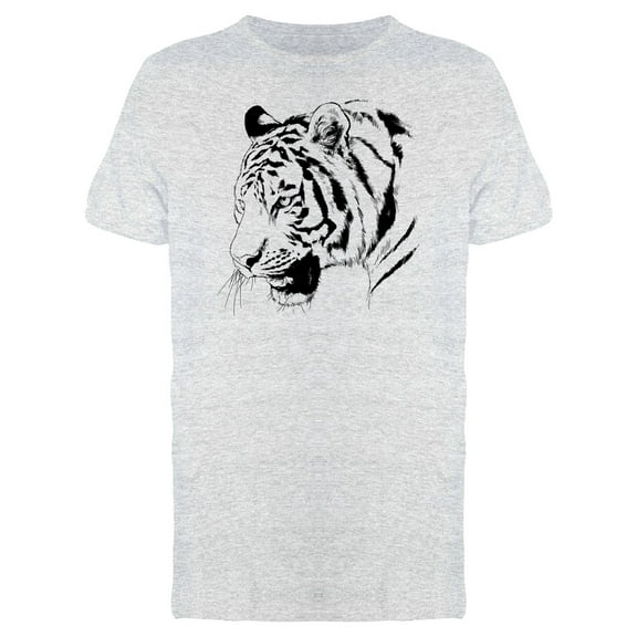 Amazing Siberian Tiger Sketch Tee Men's -Image by Shutterstock