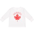 thumbnail image 3 of Inktastic Canada Maple Leaf Boys or Girls Long Sleeve Toddler T-Shirt, 3 of 5