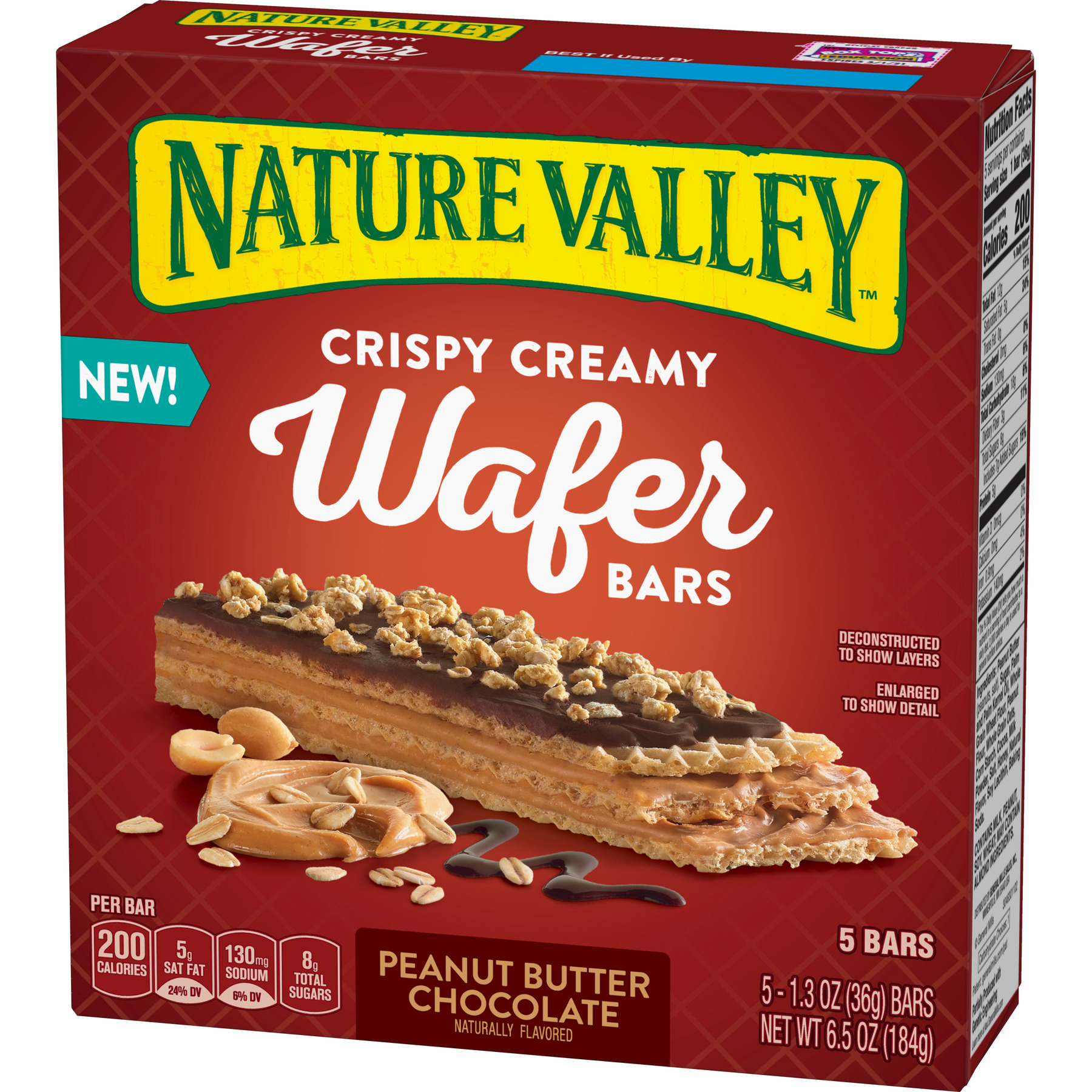 33 Nature Valley Peanut Butter Granola Bar Nutrition Label