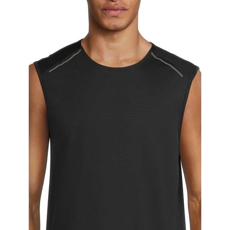 Men's Sleeveless Athletic Tee Shirt. Sizes XS-4XL