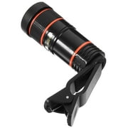 COSMOBETTY Smartphone Telephoto Lens 8X Zoom Black Monocular Lens Easy Phone Camera Attachment