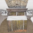 thumbnail image 2 of Designart 'Bright Day in Thick Forest' Modern Forest Duvet Cover Set, 2 of 4