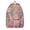 Orange, variant on Unisex Vintage Bohemian Backpack, Boho Chic Zipper Rucksack with Front Pocket, Durable Lightweight Daypack for School College Work Travel, Ideal Gift