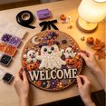 thumbnail image 5 of Halloween Diamond Art Kits For Adults Clearance, DIY Pearl Diamond Art, Hanging Ornament For Halloween Front Door Decor, DIY Fall Home Decor Wall Art, Halloween DIY Gift (D), 5 of 6
