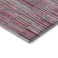 thumbnail image 3 of Addison Rugs Mayfield Premium Machine Washable Transitional Stripes Blush Rectangle Rug, 3' X 5' Machine Washable Transitional Stripes Blush Oversized Sherpa Throw Blanket, 3 of 6