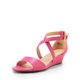 thumbnail image 1 of Sandalias de Cuña Bajas Jones para Mujer DREAM PAIRS en Rosa Fucsia, 1 of 7