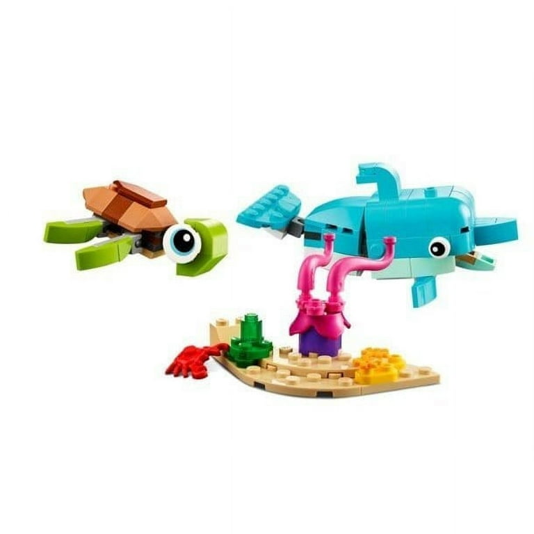 Lego Creator 3-in-1 Dolphin and Turtle 31128 - Walmart.com