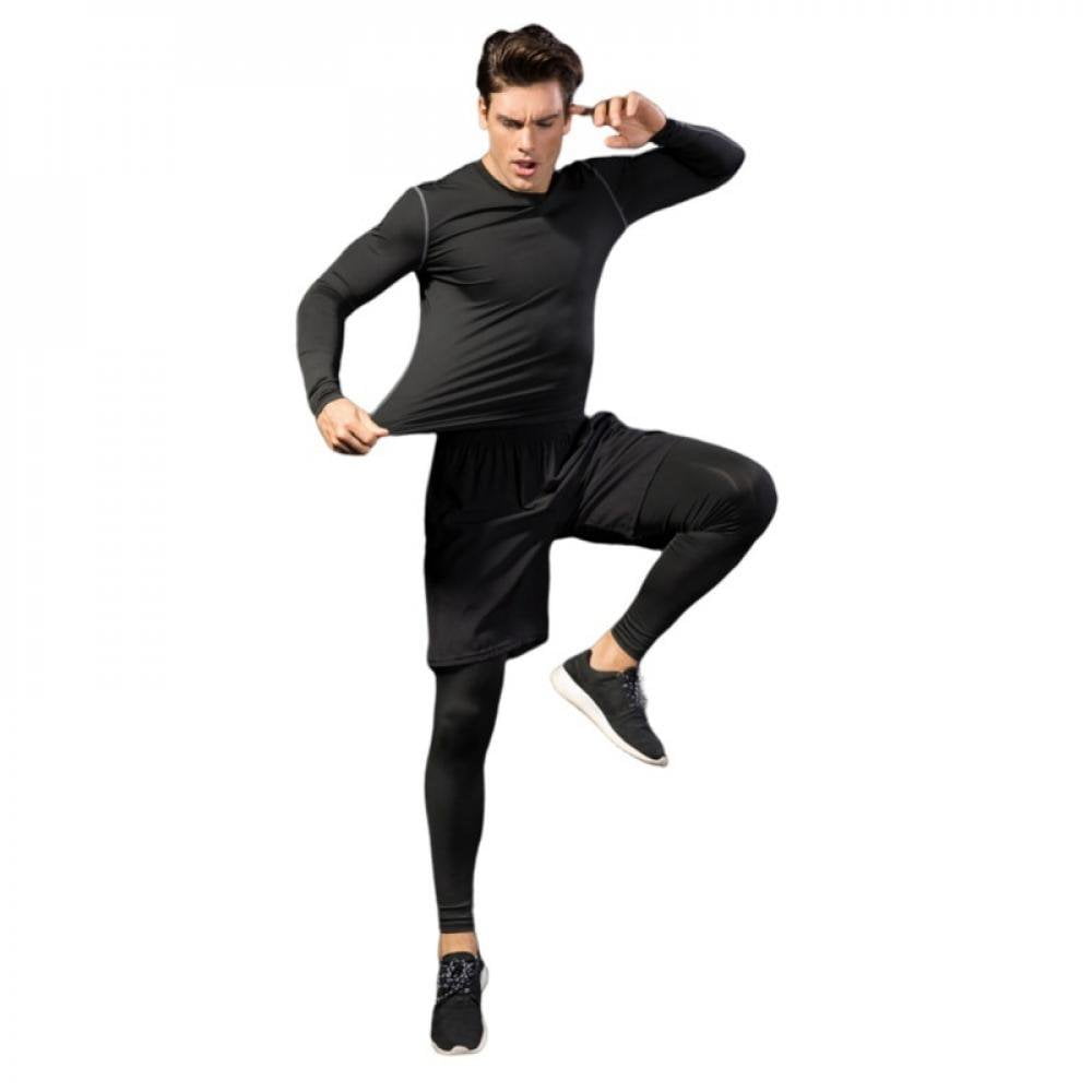 Ensemble de Sport en pour Hommes, Vêtements de Compression