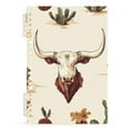 thumbnail image 7 of FORMRS 1-Subject Spiral Notebook 8" x 5" College Ruled 60 Refillable Sheet A5 Hard Cover, 2 Pack, Cowboy Pattern, 7 of 7