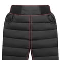 thumbnail image 7 of Otqutp Girls Boys Snow Pants Toddler Kids Thick Winter Warm Pants Quilted Puffer Down Clothes Snowpants Elastic Waist Trouser, 7 of 7