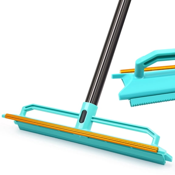 TidyBliss Carpet Rake for Pet Hair Removal Tool (Blue)