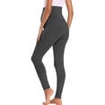 thumbnail image 4 of Lucakuins - Legging de maternidad para mujer con pantalones de yoga para embarazo de panel completo Lucakuins moda, 4 of 5
