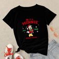 thumbnail image 1 of Disney-Blusa de Mickey Mouse para Mujer, Ropa de estética navideña, manga corta, moda española negra, camisetas Harajuku de Navidad, 2022, 1 of 5