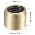thumbnail image 1 of Copper Oil Cup Straight-Through Pressure Injection Oil Cup Grease Nipple Oil Cup 10X8Mm, 1 of 10