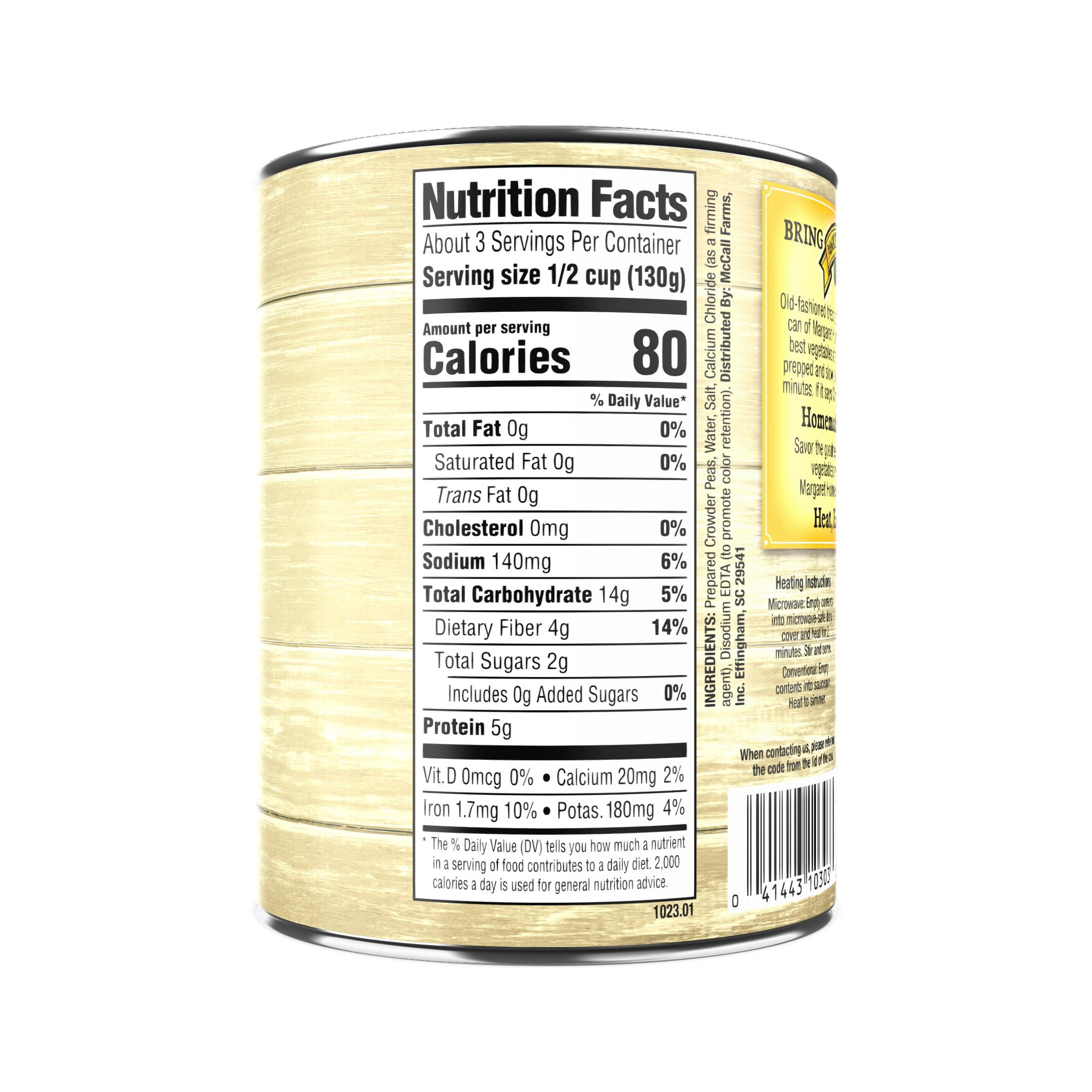 Margaret Holmes Crowder Peas, 15 oz., Can