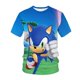 thumbnail image 3 of Camiseta de Sonic The Hedgehog para niños, camiseta colorida, camiseta de manga corta, camisetas de algodón para niños, lindas camisetas de gran tamaño con estampado de dibujos animados, 3 of 5