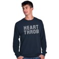 thumbnail image 5 of Heartthrob Funny Handsome Single Love Men's Long Sleeve Tee T Shirt Brisco Brands M, 5 of 6