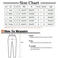 thumbnail image 2 of Lenpel Women's Culottes Pants Flowy Drawstring High Rise Wide Leg Pants Lightweight Lounge Beach Palazzo Trousers, 2 of 5