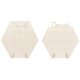 thumbnail image 2 of Donut Hanging Board Natural Style Food Storage Stand For Weddings 34.5x34.5cm Compact Design 2 Sets, 2 of 4