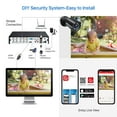 thumbnail image 6 of ZOSI H.265+ 5MP Lite 8CH CCTV Security Camera System 1080P 4in1 DVR with 8 Bullet Waterproof Wired Surveillance Cameras Alarm System Motion Detection, 6 of 8