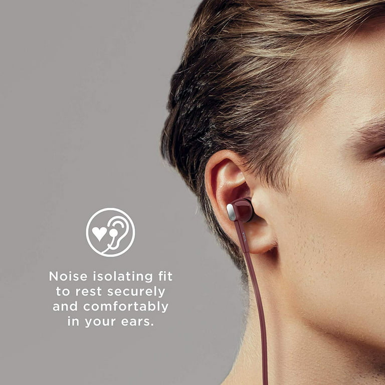 TCL In-Ear Headphones, Burgundy Crush, MTRO100RD 