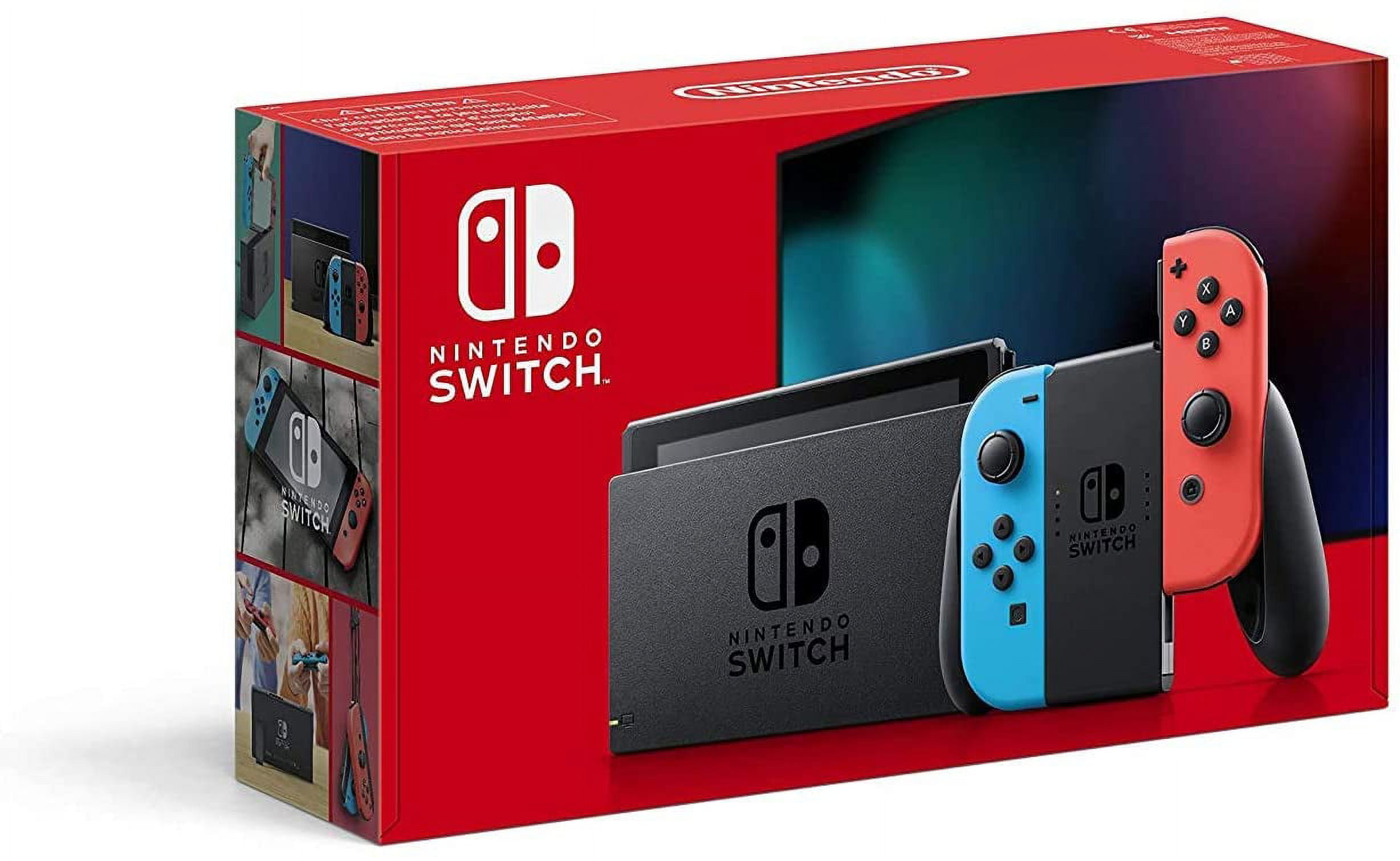 任天堂 Switch Nintendo Switch 32GB, Neon Blue/Red Joy-Con, 6.2