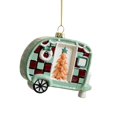 thumbnail image 1 of Pequeño colgante de Navidad, adorno colgante de Navidad, adorno de figura navideña, adorno para de Navidad para decoración de fiestas y patios Coche con forma de arbol de navidad, 1 of 8