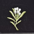 thumbnail image 4 of Broche de ginkgo con forma de hoja de moda, hebilla para bufanda, ideal para mujer, perfecta para decorar en Acción de Gracias, cumpleaños o bodas. Joyería de regalo. A, 4 of 9