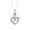 925 Sterling Silver, variant on Fine Jewelry 10K Yellow Gold Diamond Heart Pendant with Silver Yellow Plating Cable Chain Necklace 18" (1/10 cttw, I-J Color, I2-I3 Clarity)