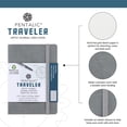 thumbnail image 4 of Pentalic - 4"x 6" Gray Grid Traveler Pocket Artist Drawing Journal, 160 Pages, 74 lb. Paper, 4 of 9