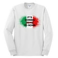 thumbnail image 2 of Wild Bobby, Italian Soccer Its Coming to Rome, Sports, Men Long Sleeve Shirt, White, X-Large, 2 of 4