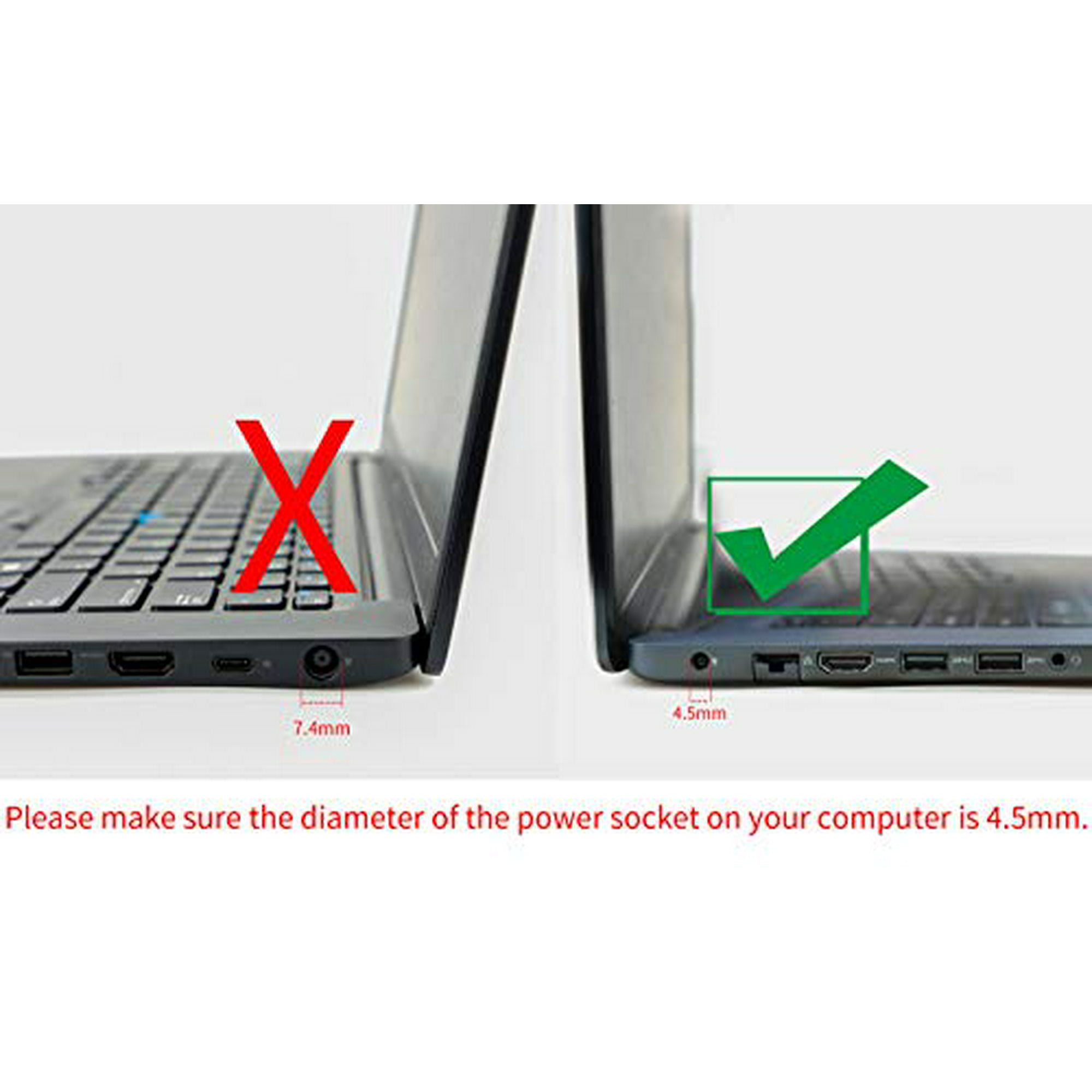 Genuine Oem Original Dell 65w Replacement Ac Adapter For Dell Inspiron 5551 Inspiron 5555 Inspiron 5558 Inspiron 5755 Inspiron 5758 Inspiron 7348 Inspiron 7558 Walmart Canada