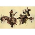 thumbnail image 2 of Dean Cornwell 18x13 Black Ornate Wood Framed Double Matted Museum Art Print Titled - The Stick-Up (1924), 2 of 5