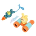 thumbnail image 2 of 8x Prismáticos para niños Desmontables Resistentes a los Golpes Lindo Forma de Conejo Prismáticos para niños Juguete con Silbato para niños y niñas Naranja, 2 of 9