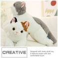 thumbnail image 5 of KAKOWELY Adorable gato de peluche cómodo animal de peluche decorativo juguete para niños accesorio para niños, 5 of 5