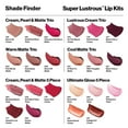 thumbnail image 5 of Revlon Lipstick Set, Super Lustrous 3 Piece Gift Set, High Impact, Matte Finish in Nude Plum  and  Red, Pack of 3, 5 of 5